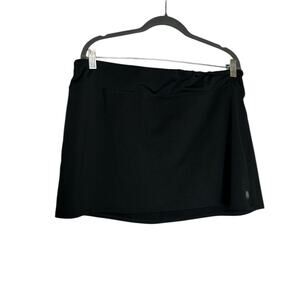Athleta Black Athletic Mini Skirt Plus Size 1X